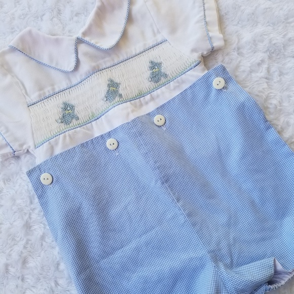 Petit Ami Other - 🐰Boys smocked bunny outfit with hat🐰